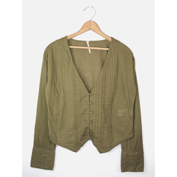 Free People Paula Blouse - Picture 2 of 10